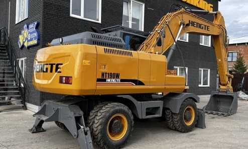 Колесный экскаватор HENGTE HT190W 